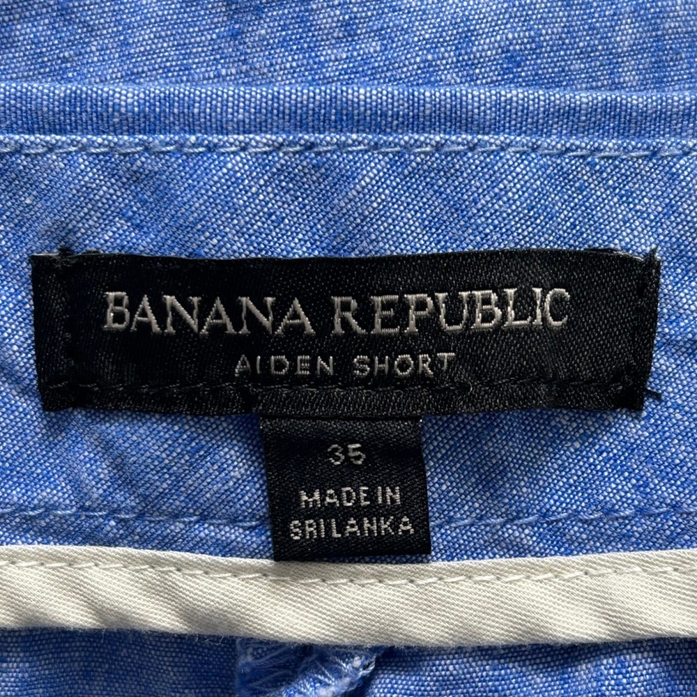 Banana Republic Aiden Shorts Casual Summer Mens‎ Size 35 9" inseamSET OF TWO - Picture 2 of 12